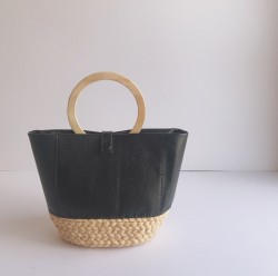 Wood Handle Basket